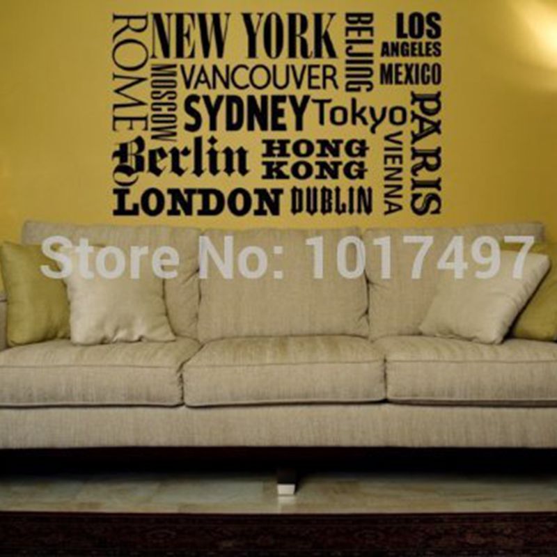 Nova york londres paris citaçã - Home Decor London avaliação e preço