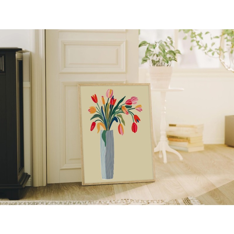 Arte de Parede em Lona com 2 P - Home Decor Youtube avaliação e preço