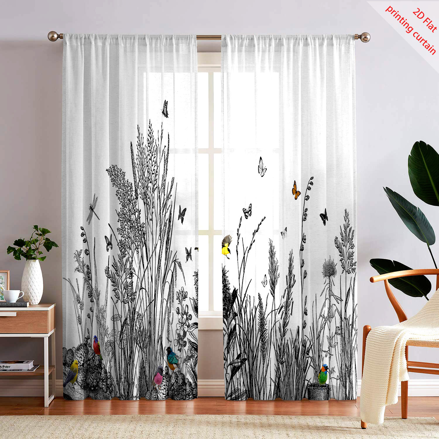 Cortina de Tela Transparente c - Home Decor Youtube avaliação e preço