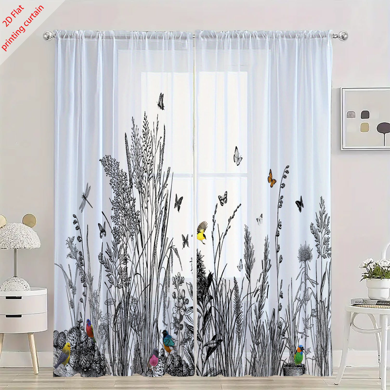 Cortina de Tela Transparente c - Home Decor Youtube avaliação e preço