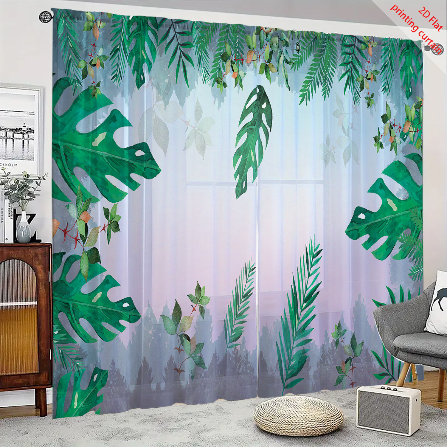 Cortina de Tela Transparente c - Home Decor Youtube avaliação e preço