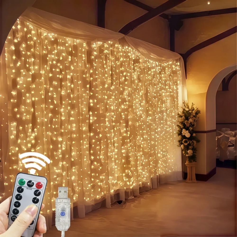 Cortina de Luzes LED 3/6m com  - Fairy Lights Bedroom avaliação e preço