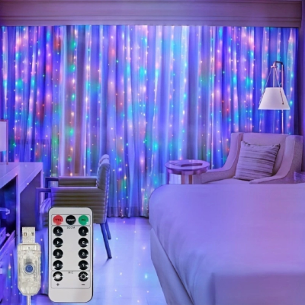 Cortina de Luzes LED 3/6m com  - Fairy Lights Bedroom avaliação e preço