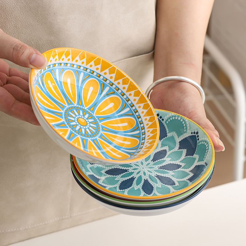 Prato de cerâmica boêmio de 4  - Ceramic Trinket Dish avaliação e preço