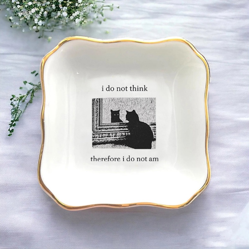 1 unidade Bandeja para Anéis d - Ceramic Trinket Dish avaliação e preço