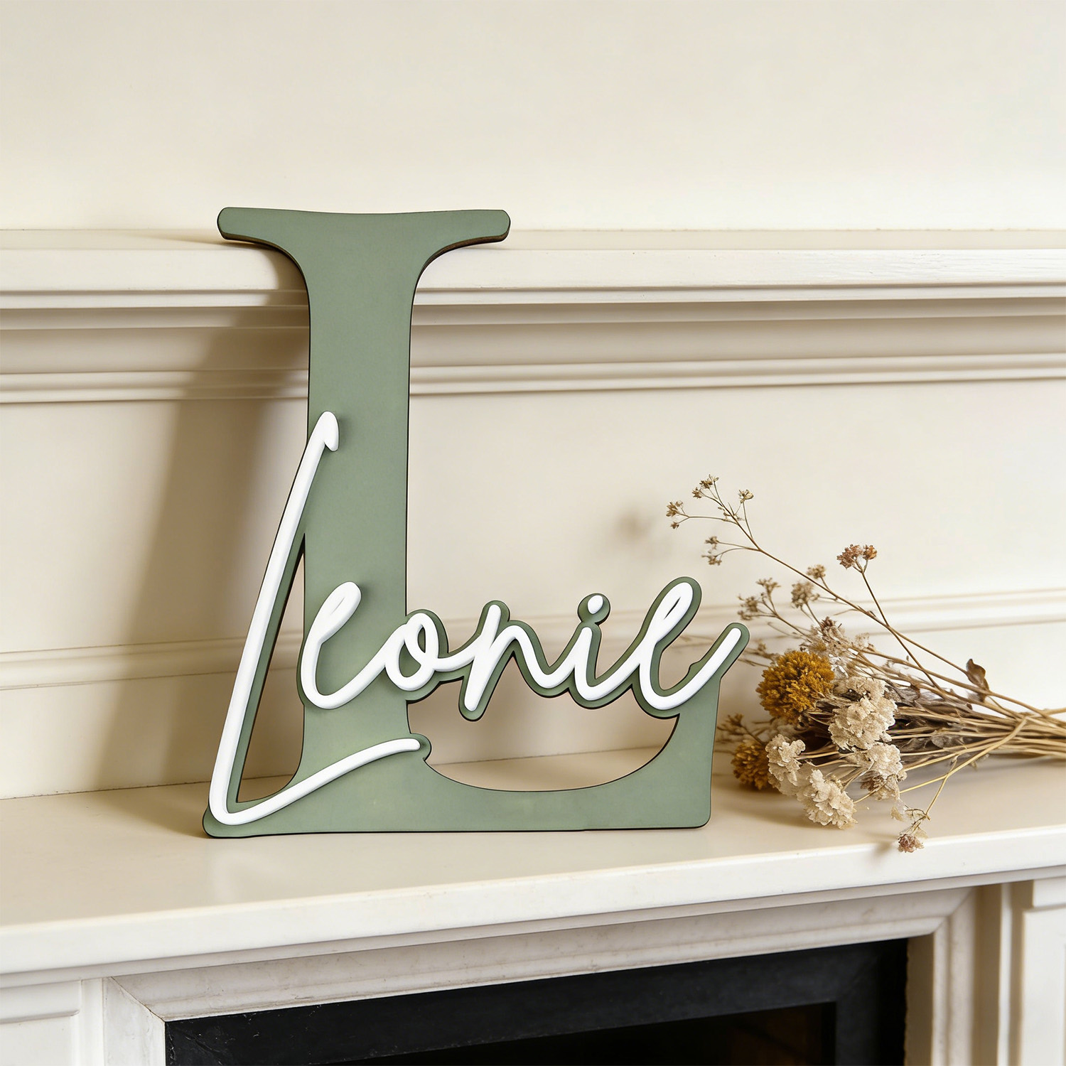 Placa Decorativa de Nome em Ma - Home Decor Names avaliação e preço
