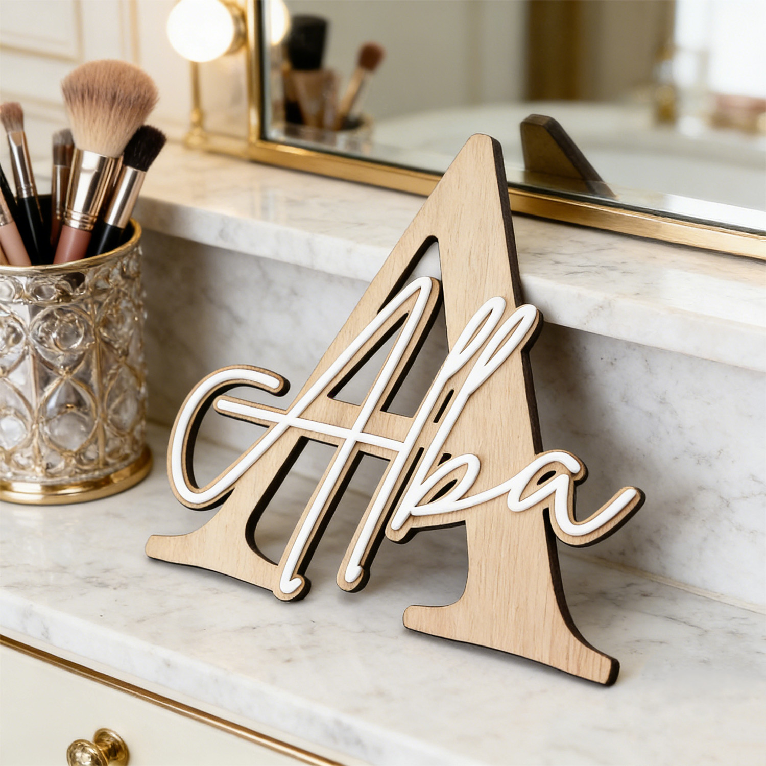 Placa Decorativa de Nome em Ma - Home Decor Names avaliação e preço