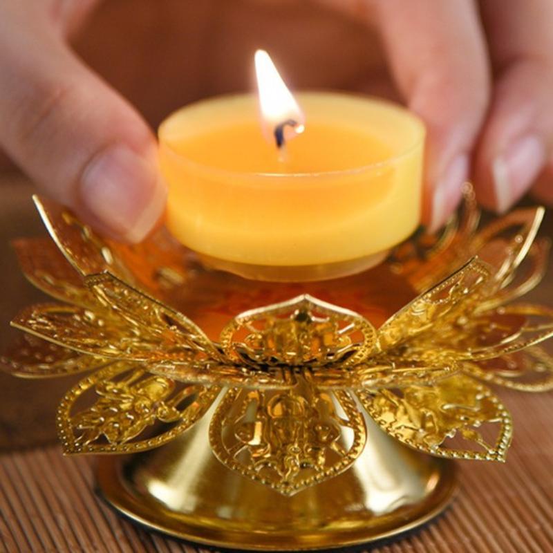 Suporte para Vela Tealight com - Home Decor Gold avaliação e preço