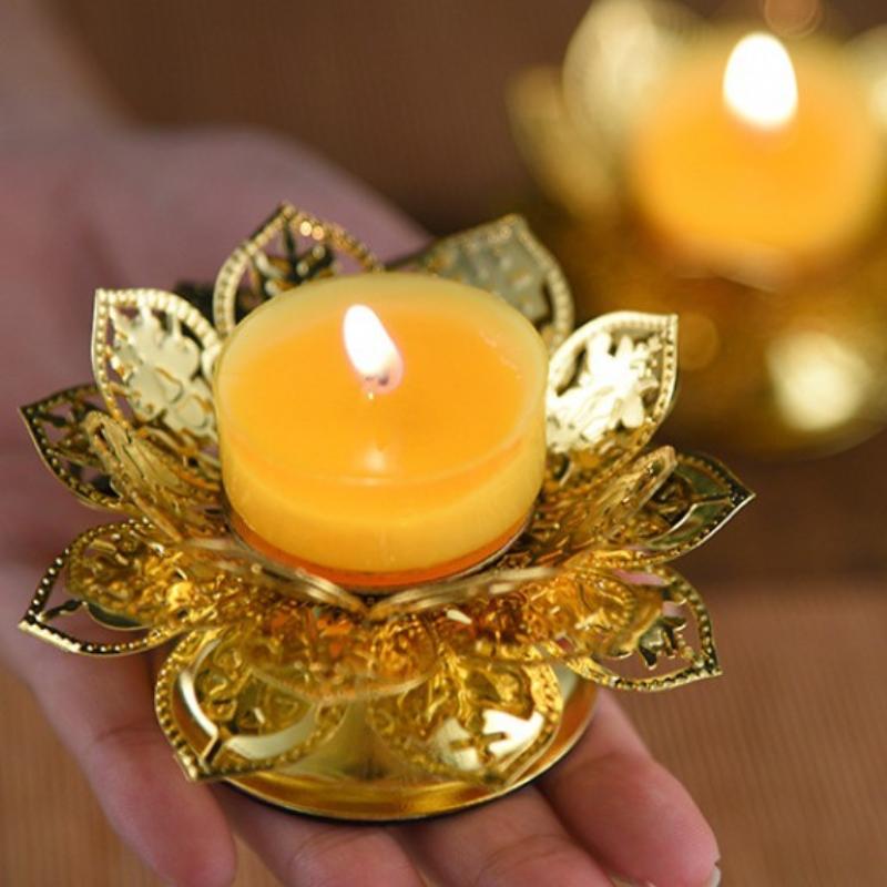 Suporte para Vela Tealight com - Home Decor Gold avaliação e preço