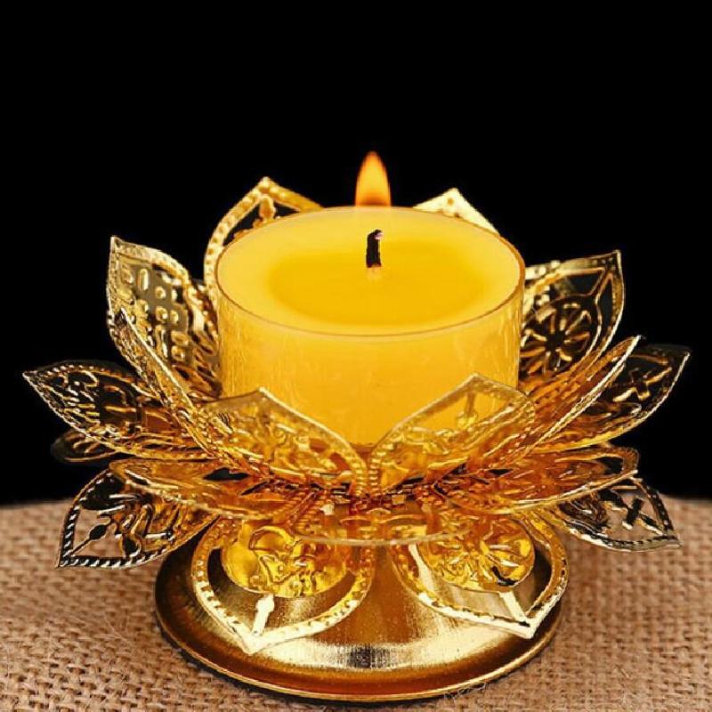 Suporte para Vela Tealight com - Home Decor Gold avaliação e preço